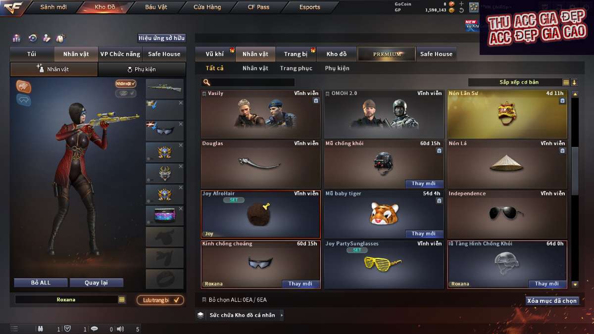 shop acc cf uy tin gia re